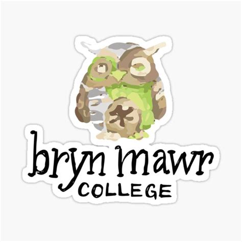 "Bryn Mawr College Owl" Sticker by sarahekj | Redbubble