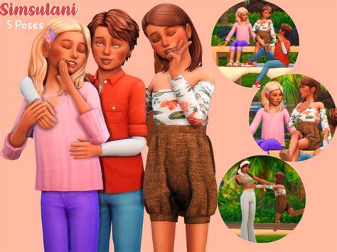 The Sims Resource - Pose Pack The children