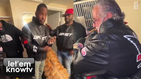 Jim Jones Juelz Santana Camron Were Given OVO X DIPSET Jackets By