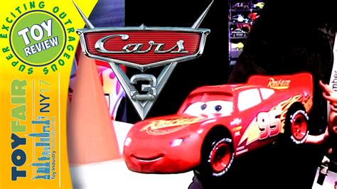 Tech Touch Lightning Mcqueen From Disney Pixar Cars 3 By Mattel Ny Toy Fair 2017 Demo Youtube