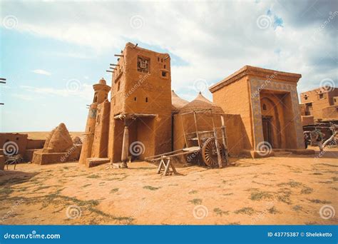 Village Of The Ancient People In The Desert Stock Image Image Of