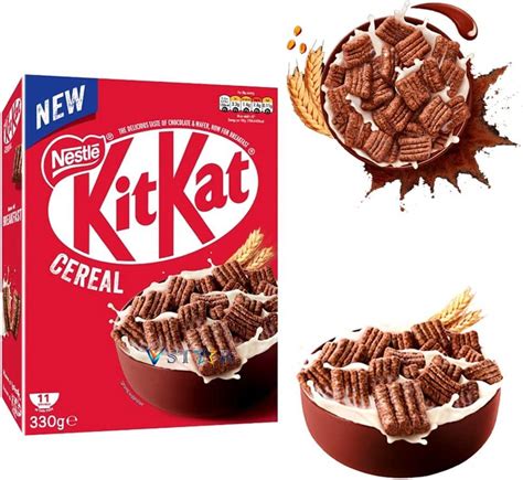 Kit Kat Cereal Chocolate And Wafer Breakfast Pack 330g Melt For