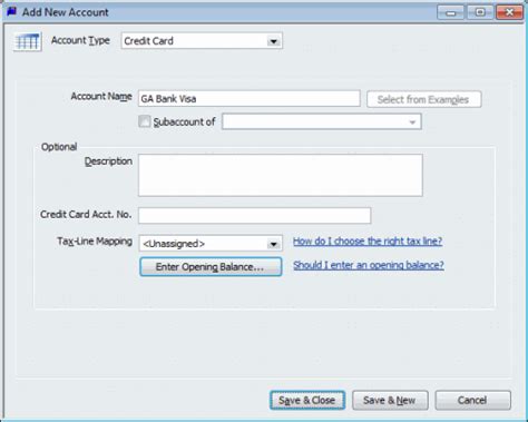 How To Add Credit Card Accounts In Quickbooks Webucator