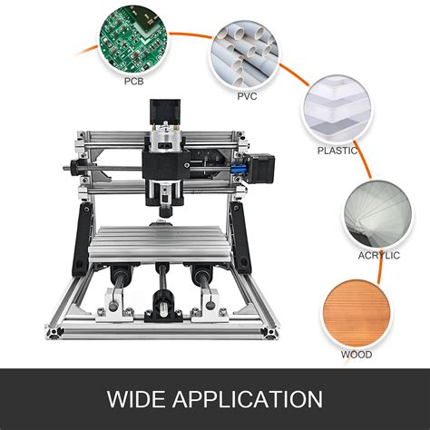 Vevor Kit De Routeur Avec Graveur Laser Cnc X Mm Diy Kit De