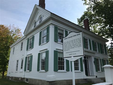 The Harriet Beecher Stowe House Main Street Maine Maines Main Streets