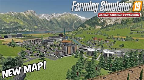 New Map ERLENGRAT Alpine DLC Farming Simulator 19 YouTube