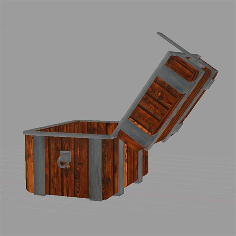 Treasure Chest Free 3D Model Obj Free3D