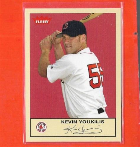 Fleer Tradition Baseball Card Kevin Youkilis Ebay