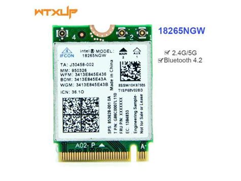 Tri Band Wireless AC 18265 Wifi Adapter 2 4G 5G For Intel 18265NGW