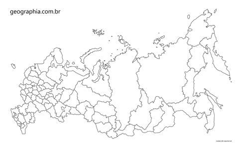 Mapa Da R Ssia Diversos Portal Geographia