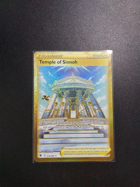 Pokemon TCG Temple Of Sinnoh Gold Secret Rare SS10 Astral Radiance