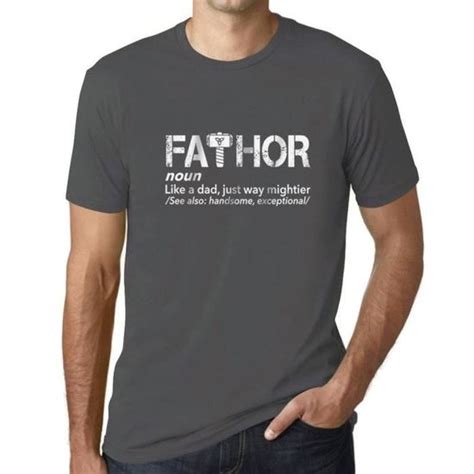 Homme Tee Shirt Fa Thor Comme Papa Mais Bien Plus Fort Fa Thor Like