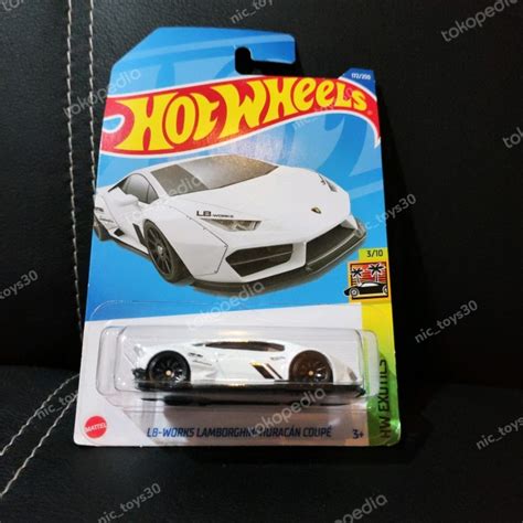 Jual Hotwheels LB WORKS LAMBORGHINI HURACAN COUPE 2022 PUTIH Hot Wheels