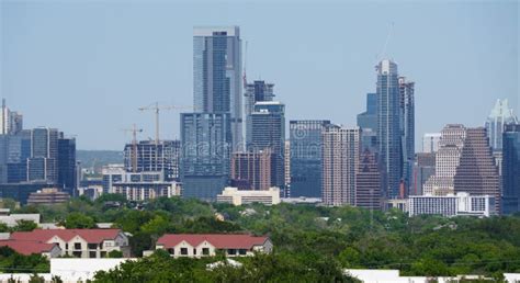 Texas Us April 5 2024 The View Of The City Of Austin On A Sunny