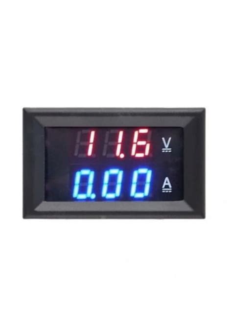 Kırmızı Mavi 100a dc 100v 10 50 100a Led Dijital Voltmetre Ampermetre