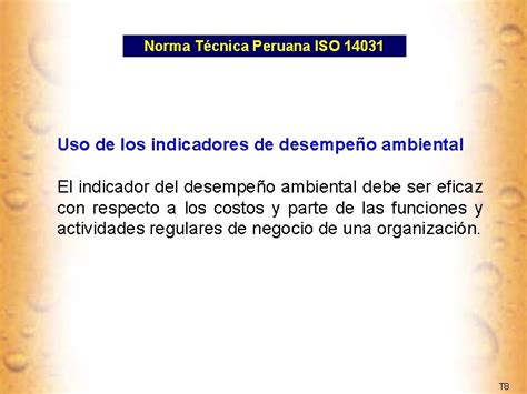 ISO 14031 INDICADORES DE GESTIN AMBIENTAL T 1