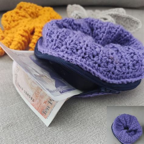 Crochet Scrunchie Free Pattern - Fosbas Designs