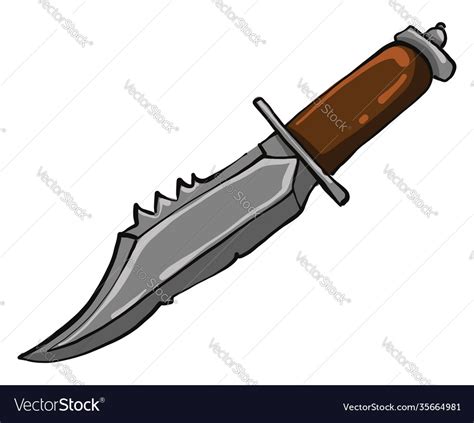 Cartoon Combat Knife