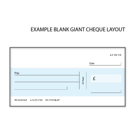 Large Blank Cheque Template (6) - TEMPLATES EXAMPLE | TEMPLATES EXAMPLE