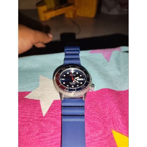 Jual Alba Mechanical Al X Automatic Man Blue Dial Blue Army Strap