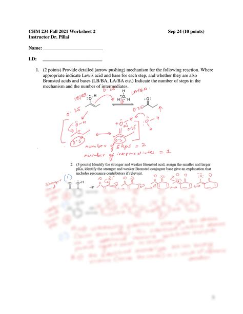 Solution Chm Fall Worksheet Key Studypool