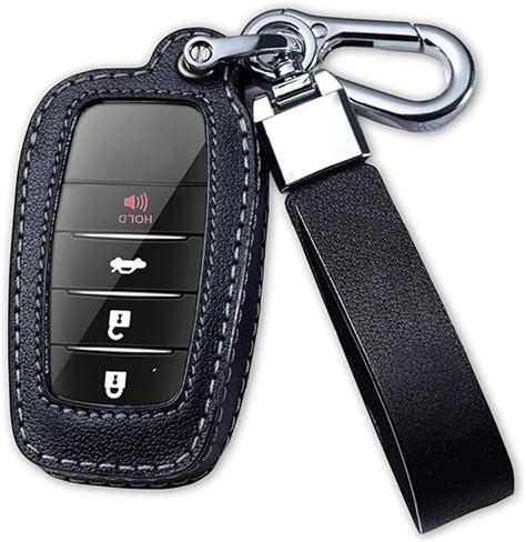 Mzexoma For Toyota Key Fob Cover Leather Key Case Compatible With