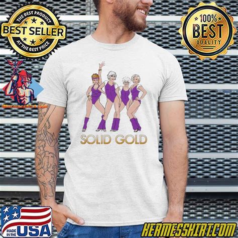 The Solid Gold The Golden Girls Shirt Hermesshirt Premium ™ Llc