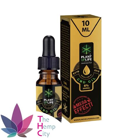 Cbd Oil 6 10ml 600mg Plant Of Life