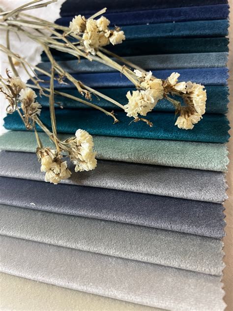 luxury velvet upholstery fabric  colors elegant home decor