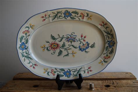 Villeroy And Boch Porcleain Delia 1748 Platter Villeroy And Etsy