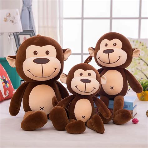 1pcs 40 100cm Brown Monkey Plush Toy Big Monkey Dolls Animal Stuffed Plush Toys for Birthday ...