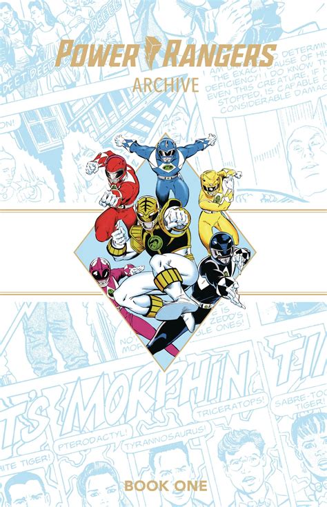 POWER RANGERS ARCHIVE DLX ED HC BOOK 01 Minimal Damaged Right Bottom