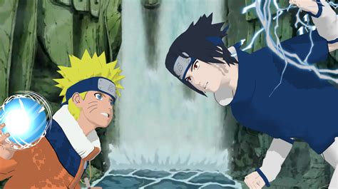 Naruto Vs Sasuke Rasengan Vs Chidori Shippuden