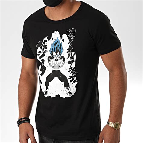 Dragon Ball Z Tee Shirt Vegeta Royal Blue 587 Noir