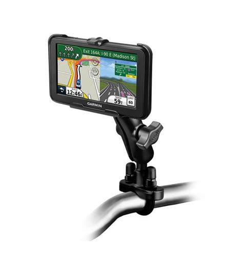 Heavy Duty Handlebar Motorcycle Mount Holder For Gps Garmin Nuvi 50