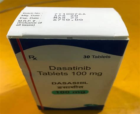 Dasashil 100 Mg Dasatinib Tablets Prescription Treatment Cml At Rs