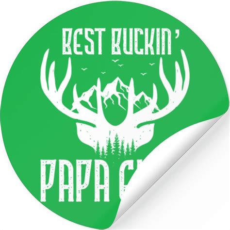 Best Buckin Papa Ever Deer Hunting Bucking Sold By Molecular Sku