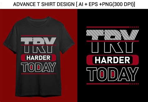 Try Harder Today Motivational Quote Graphic By Laboni Akter · Creative