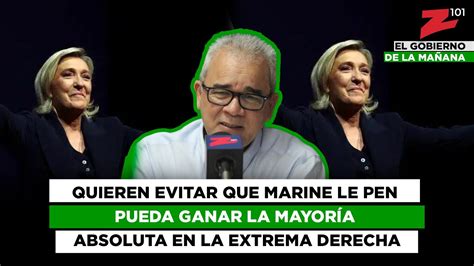 Quieren evitar que Marine Le Pen pueda ganar la mayoría absoluta en la