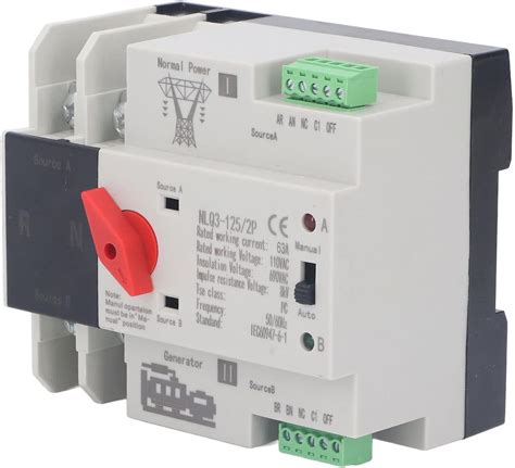 AC110V 100A Interruptor de Transferencia Automática de Doble Potencia