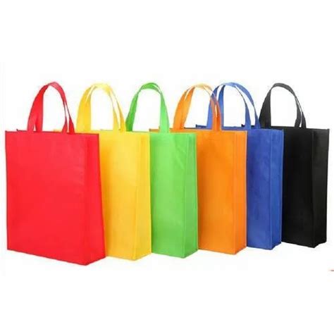 Plain Loop Handle Non Woven Shopping Bag Capacity 3 5 Kg At Rs 35