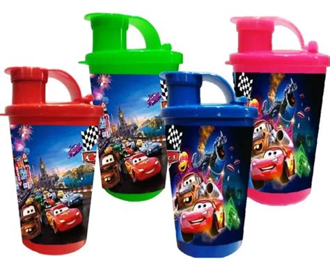 Vaso Pitillo Cars X Termo Sorpresa Fiesta Infantil Cuotas Sin Inter S