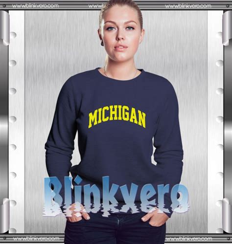 Buy Sweatshirt Michigan Custom Sweater Unisex Adult 2017