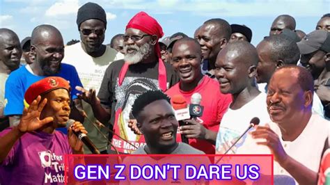 Dont Dare Us Raila Odinga Supporters Clashes With Gen Z Over Ruto