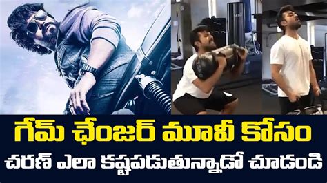 Ram Charan HEAVY GYM Workout For Game Changer Movie Shankar Kiara