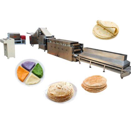 Automatic Arabic Pita Bread Production Line Packaging Full