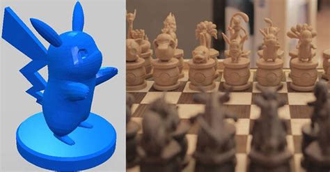 Pokemon Chess Game Pieces Set Created By A Designer Is The Ultimate D