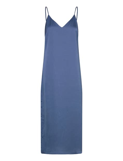 Vila Viellette Singlet Satin Dress/su - Noos - Midiklänningar - Boozt.com