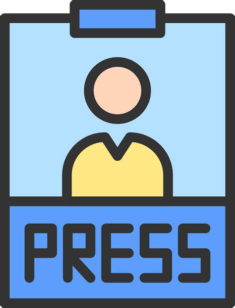 Press Pass Icon Vector Image Suitable For Mobile Apps Web Apps And Print Media 26319084