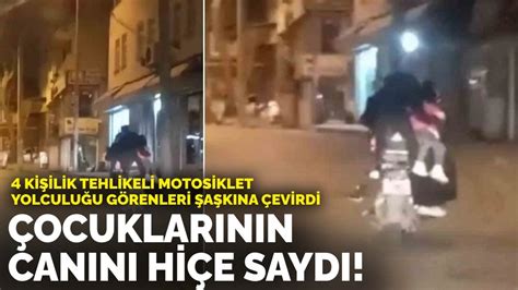 Tehlikeli Yolculuk G Renleri A K Na Evirdi Ki I Motorsiklete Bindi